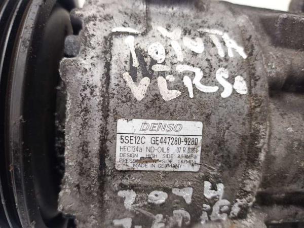 COMPRESSEUR DE CLIMATISATION TOYOTA 1.6 DIESEL - Vue 5